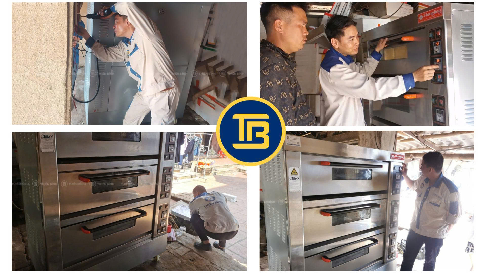 lắp đặt thiết bị bếp công nghiệp
